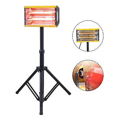 #ad 2000W Infrared Paint Curing Lamp Heater Heating Light Spray Booth Filter Durable $158.99
