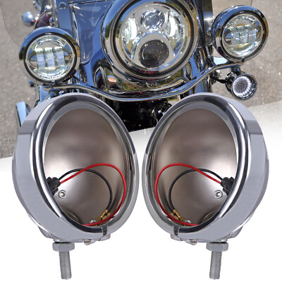 #ad 4.5 inch Housing Bracket Mount Bucket for Fog Passing Light Lamp Harley Touring $34.73