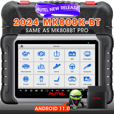 2024 Autel MaxiCOM MK808K BT Bidirectional Car Diagnostic Scanner as MK808BT PRO $529.00