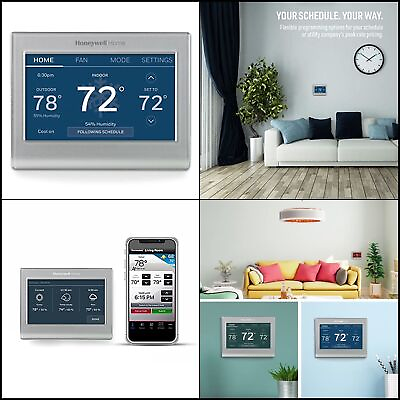 #ad Home RTH9585WF Wi Fi Smart Color Thermostat Programmable Touch Screen..... $68.60