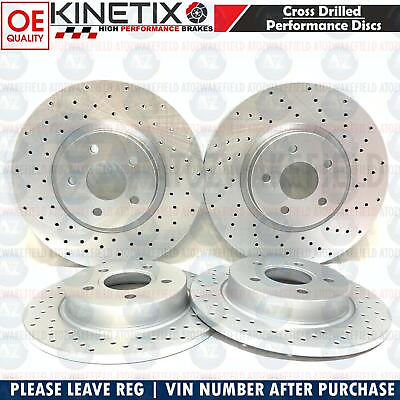 #ad FOR FORD FOCUS MK3 ST FRONT REAR DRILLED PERFORMANCE BRAKE DISCS 320mm 271mm GBP 269.99