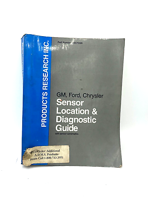 #ad Products Research Inc. SSTDG GM Ford Chrysler Sensor Location amp; Diagnostic $14.00