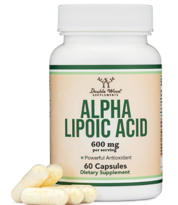 #ad Acido Alfa Lipoico 600 Mg 60 Capsulas Pastillas Alta Calidad Puro Sin Gluten OMG $15.90