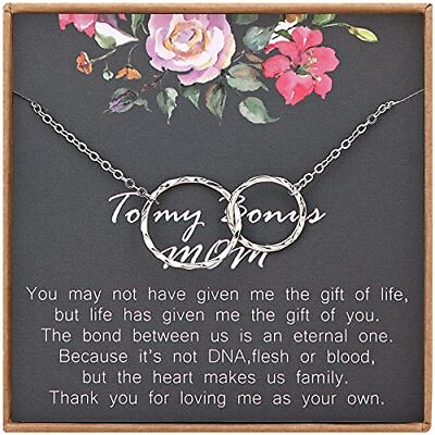 #ad Step Mom Gifts from Daughter Mother in Law Gifts Infinity NecklaceStep Mom $13.98