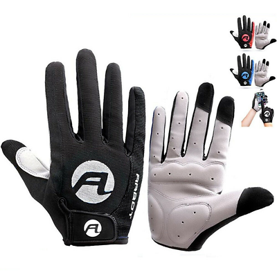 #ad Touch Screen Full Finger Gloves Breathable Pad MTB Bike Anti Slip Cycling Gloves $9.99