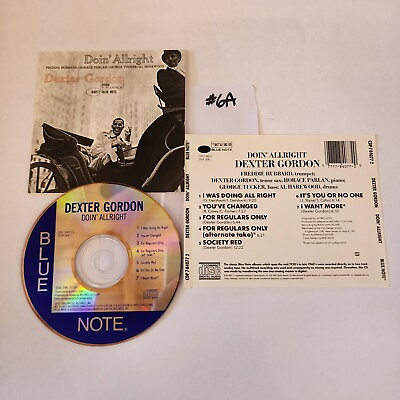 Dexter Gordon Doin#x27; Alright CD No Case $5.99