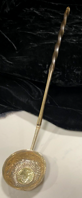 #ad 1711 QUEEN ANNE STERLING SILVER COIN TODDY LADLE 1702 1714 VERY RARE $394.99