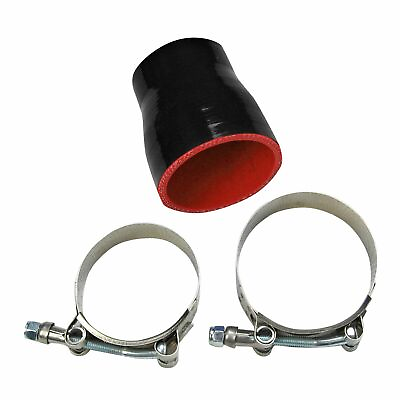 #ad 3quot; to 2.75quot; inch Silicone Reducer Coupler Turbo hose 70mm 76mm 2x T Bolt Clamps $8.91