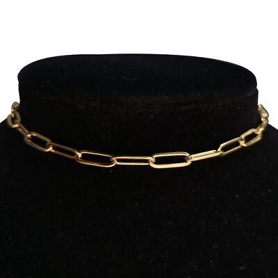 #ad Big Link Chain Necklace Gold Color Chains Hiphop Style Necklaces Jewelry Making $25.46