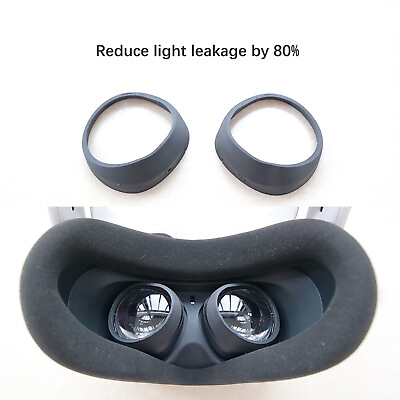 #ad Blindfold Blackout Frame Lens Cover Protectors Bumpers Set for Quest 2 VR $16.24