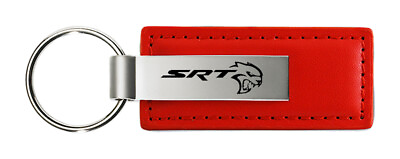 #ad Dodge SRT Hellcat Leather Keychain Red $17.95