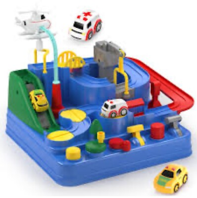 #ad Race Track Vehicle Obstacle Course And Puzzle Playset For Kids Thomas The train $9.99