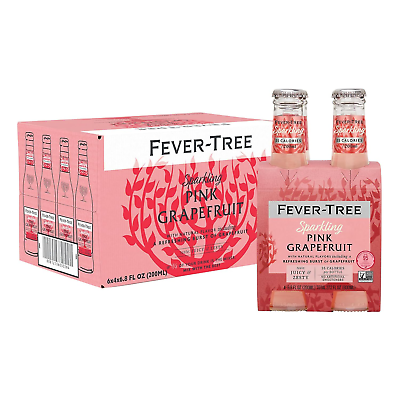 #ad Fever Tree Sparkling Pink Grapefruit Premium Mixer Refreshing Beverage for C $45.99