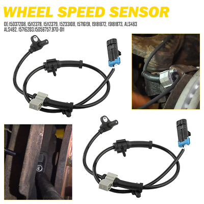 #ad #ad ABS Speed Wheel Sensor Front For Chevy Express Avalanche Silverado 1500 2500 $18.99