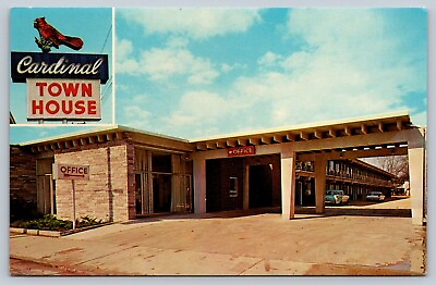 #ad Postcard Florence SC Cardinal Town House Motel $4.95