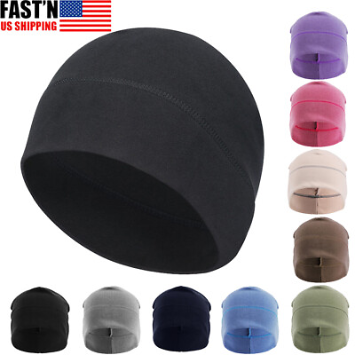 #ad Tactical Military Micro Fleece Beanie Winter Ski Snow Hat Watch Cap Cold Weather $7.89