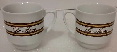 #ad Set of 2 Schmidt Porcelain Brasil quot;Tia Mariaquot; Espresso Demitasse Cups No Saucers $12.97