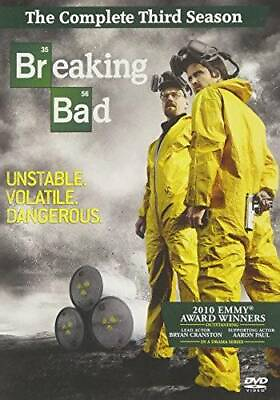 #ad Breaking Bad Season 03 4 discs DVD GOOD $4.02