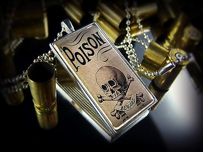 #ad #ad Poison Skull amp; Crossbones Halloween Pendant Necklace $19.99