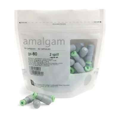 SDI Amalgam Gs 80 1 Spill Regular Set 50 Caps For Dental Free amp; Fast Shipping $72.99