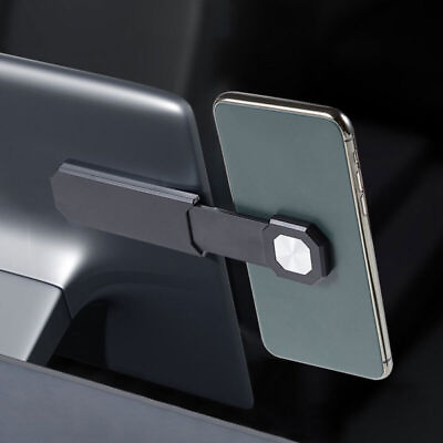 Magnetic Black Phone Holder Screen Side Sticker Car Dashboard Mount Accessories $5.15