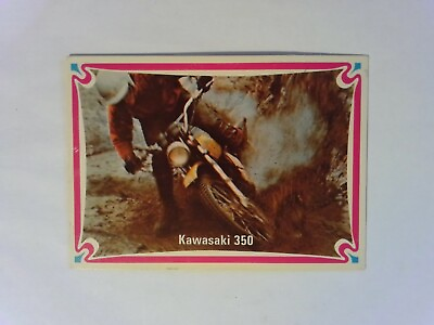 #ad 1972 Choppers and Hot Bikes #50 Kawasaki 350 Card LB1 $1.99