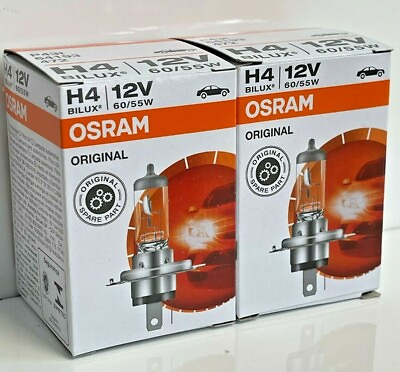 #ad 2x OSRAM Sylvania OEM H4 9003 Bulb Lamps 64193 Lamps 60 55W $14.39