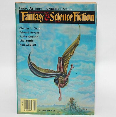 #ad Magazine of Fantasy amp; Science Fiction Famp;SF May 1981 No Label Charles L. Grant $8.99