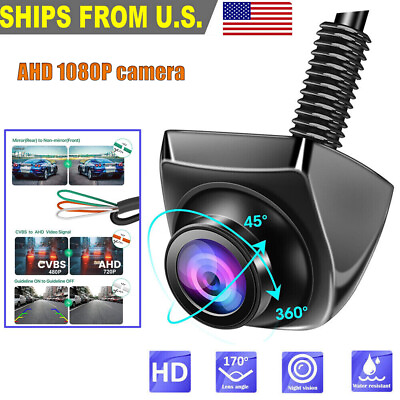 #ad 170° AHD Car Rear View Reverse Backup Parking Camera Waterproof Night Vision HD $17.00