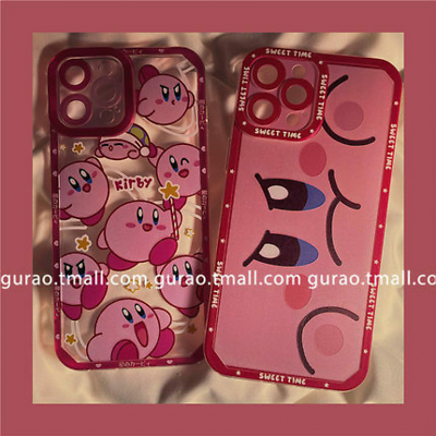 HOT Cute Star Kirby for iPhone Transparent Creative Shockproof Silicone Case $8.98