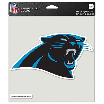 #ad Carolina Panthers NFL 8quot;x8quot; Decal Sticker Primary Team Logo Die Cut Car Auto $9.95