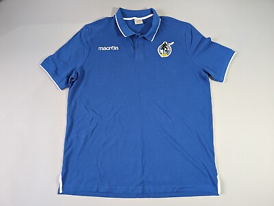 #ad Big Lads Bristol Rovers FC Football Club Macron Casual Polo Shirt Blue 5XL GBP 22.99
