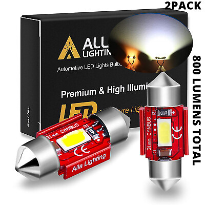 #ad Alla Lighting LED DE3175 Interior Courtesy Dome Light Bulb Super Bright White 6K $11.98
