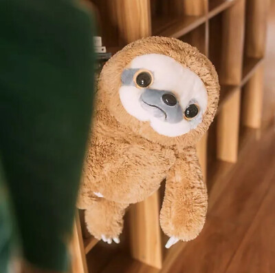 #ad Handmade Kids Stuffed Animal Brown Sloth Bear Plush Toys Gift Baby Doll 16” NWOT $19.99