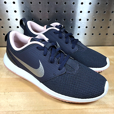 New Nike Roshe G Golf Shoes Navy Pink Silver AA1851 005 WOMENS SZ 7 $38.24