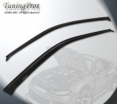 #ad 89 97 Ford Thunderbird Out Channel Wind Deflector Window Visor Sun Guard 2pc $37.15