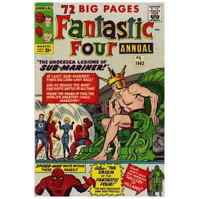 #ad Fantastic Four 1961 series Annual #1 in F minus condition. Marvel comics x: $633.39