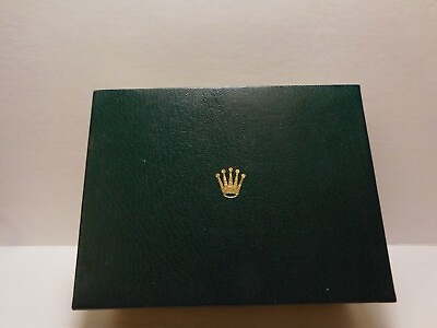 #ad Rolex OEM Vintage Green Watch Box Inner and Outer Boxes New Old Stock $195.95