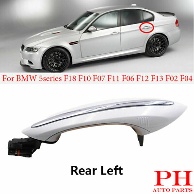 #ad mineral white Rear Left Outside Exterior Door Handle for BMW F07 F10 F11 F12 F13 $41.99
