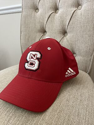 #ad #ad NC State Wolfpack NCAA Adidas Unisex Red Structured Flex Cap $14.90