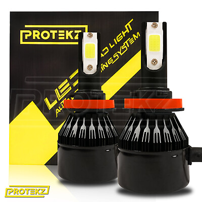 LED Fog Light Kit Protekz H11 6000K Bulbs for 2007 2014 Honda FIT SPORT $28.27