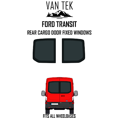 #ad Ford Transit Rear Cargo Door Windows 2015 2023 Van Tek Glass $399.99
