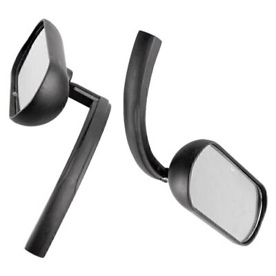 #ad #ad 2x Motorcycle Black Universal Side Rear View Mirrors For Cruiser Chopper $53.60