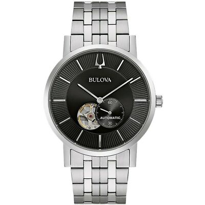 Bulova 96A239 Classic Automatic 21 jewel Men#x27;s Stainless Steel Watch $279.60