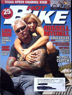 #ad RUSSELL MITCHELL HOT BIKES MAGAZINE APRIL 2005 VOLUME 37 NUMBER 4 VINTAGE $6.36
