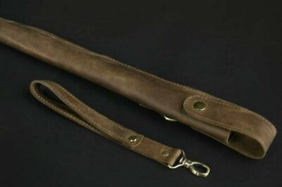 #ad Bag for Walking Stick Storage Walking Cane Leather Strap covers Handmade Style $40.50