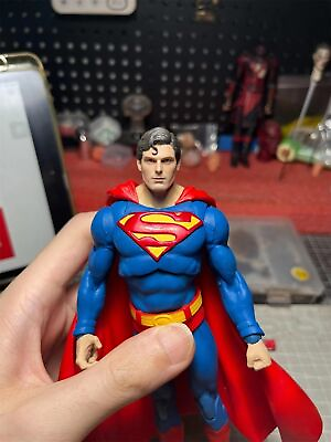 1 12 Painted Superman Christopher Reeve Head Carved Fit 6#x27;#x27; ML Action Figure $45.99