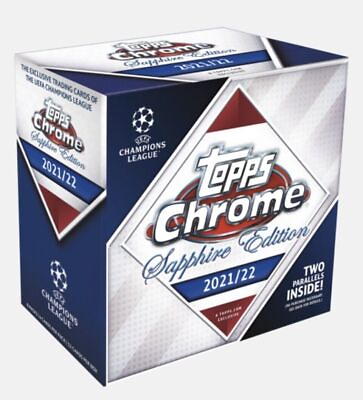 #ad 2021 22 Topps® Chrome Sapphire Edition UEFA Champions League *Confirmed PreOrder $420.69