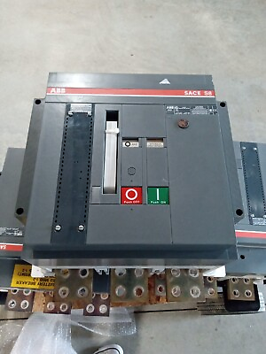 #ad ABB SACE S8D Molded Case Circuit Breaker 3 Pole 2000A 600VAC $9000.00