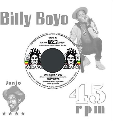 Billy Boyo One Spliff A Day New 7quot; Vinyl $14.70